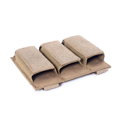 户外战术三联袋9mm收纳包Molle系统附件EDC工具包