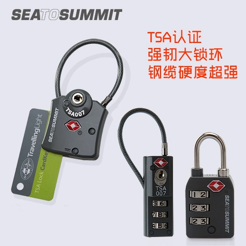 Sea to summit, карточки для путешествий, чемодан, анти-кража