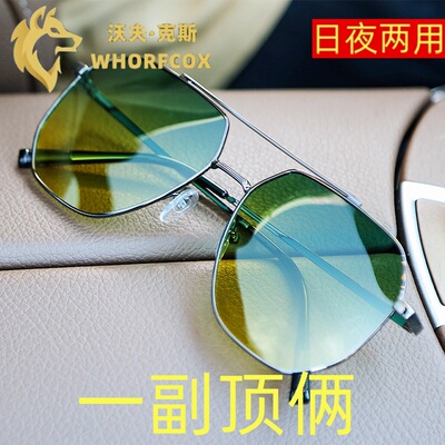 高级墨镜太阳眼镜男款2026新款防紫外线开车专用偏光钓鱼方框大脸