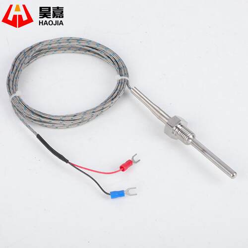 WRN291K型探头式热电偶温度传感器 WZP291PT100热电阻4分2分螺纹