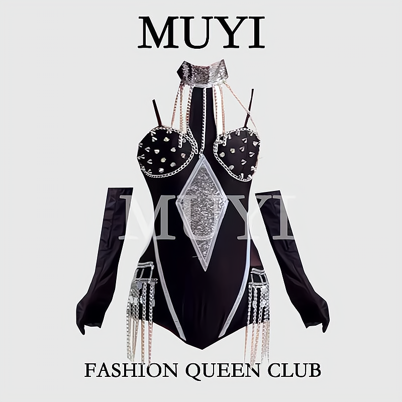 酒吧ds重工演出服女歌手舞台服