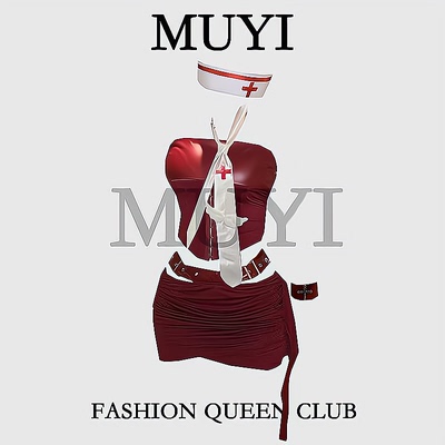 酒吧狂欢派对红色万圣节舞台服装