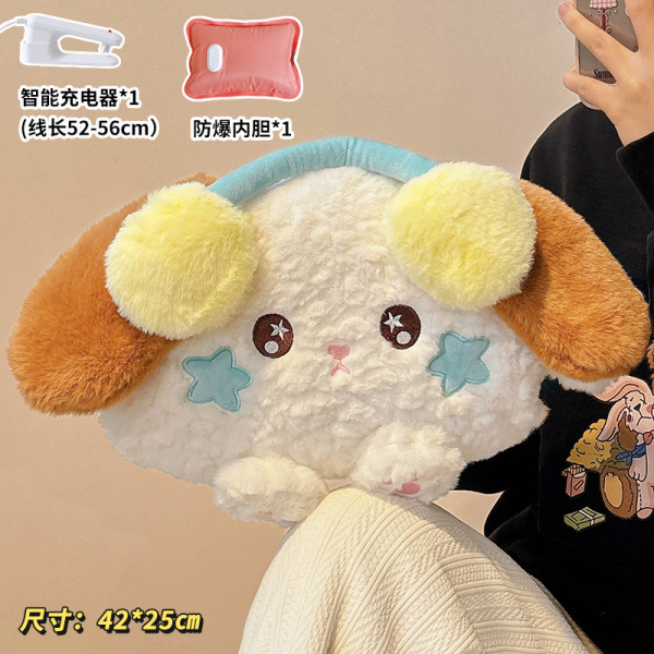 2025新款充电热水袋可爱暖宝宝毛绒暖手宝加厚防爆女生暖肚子暖袋