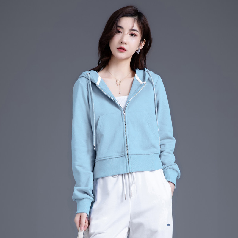 连帽开衫卫衣外套女春秋