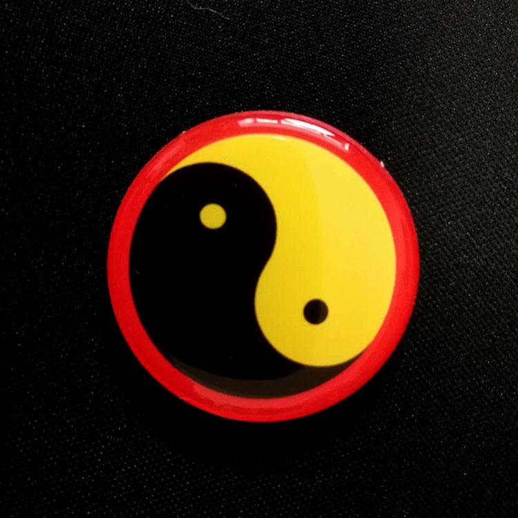 2CM江版五行八卦太极图贴万字贴五行八卦太极手机贴