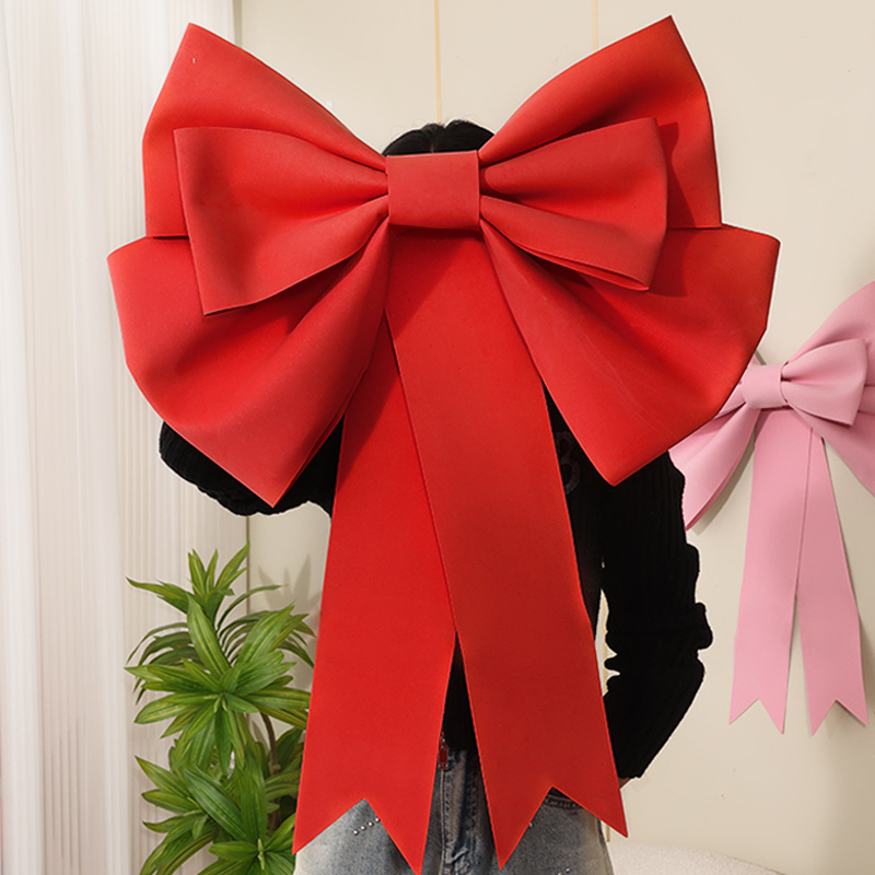 蝴蝶结装饰粉色超大蝴蝶结