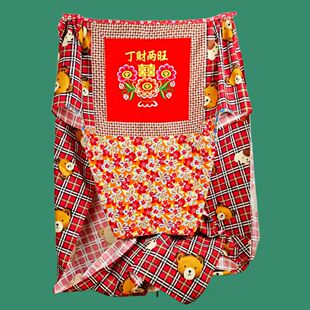 广西传统背带前后抱娃神器宝宝背带棉料和花布带手多功能四季适用