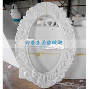 厂婚庆泡沫道具城堡拱门婚礼舞台背景墙泡雕定制楼梯镜框扶手雕塑