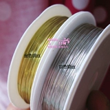 Медные импортные шелковые нитки, металлический медный серебряный золотой аксессуар ручной работы, DIY