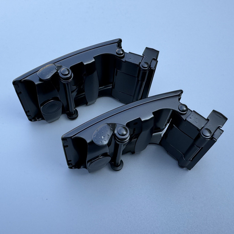 男合金自动皮带扣头有轨道皮带头