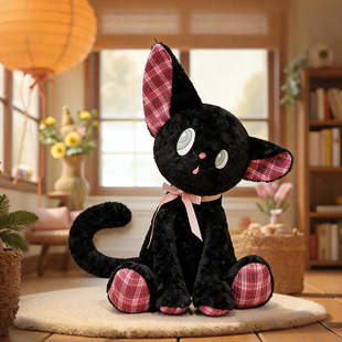 偷听小猫玩偶毛绒玩具新年礼物可爱猫咪公仔布娃娃抱枕摆件送女生
