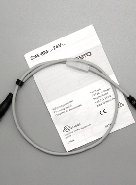FESTO传感器接近开关543861 SME-8M-DS-24V-K-0.3-M8D带航空插头