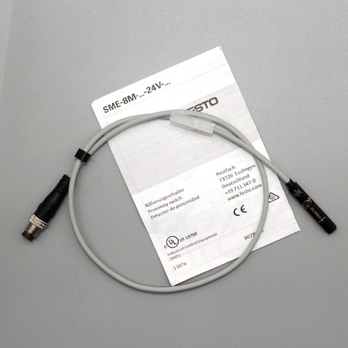 FESTO传感器接近开关543861 SME-8M-DS-24V-K-0.3-M8D带航空插头