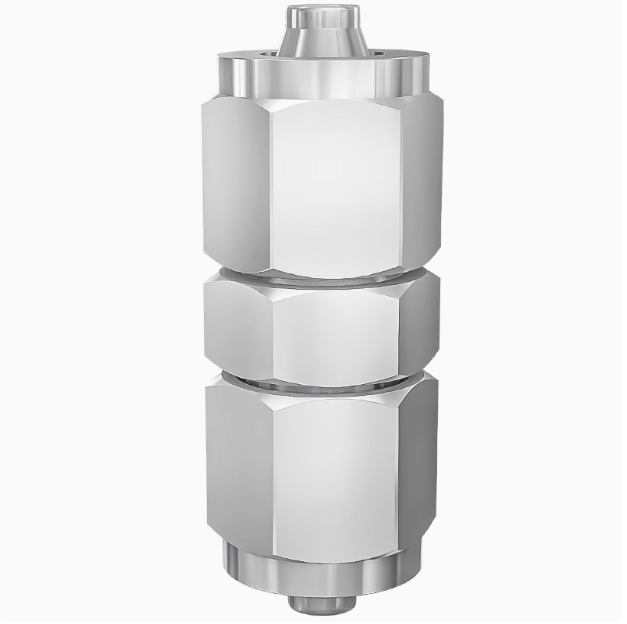 不锈钢PU直通气管快拧锁螺母接头