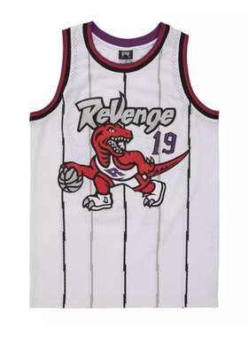 【现货】REVENGE  猛龙球衣运动背心 xxxtentacion美潮牌