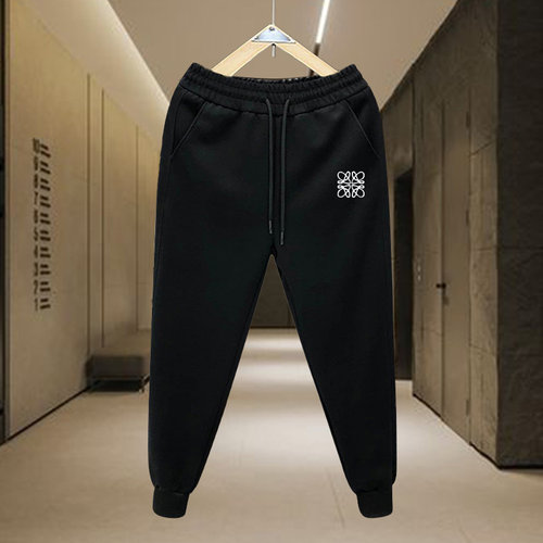 2025春秋新款罗家裤子男士运动裤休闲裤潮牌修身束脚情侣百搭卫裤