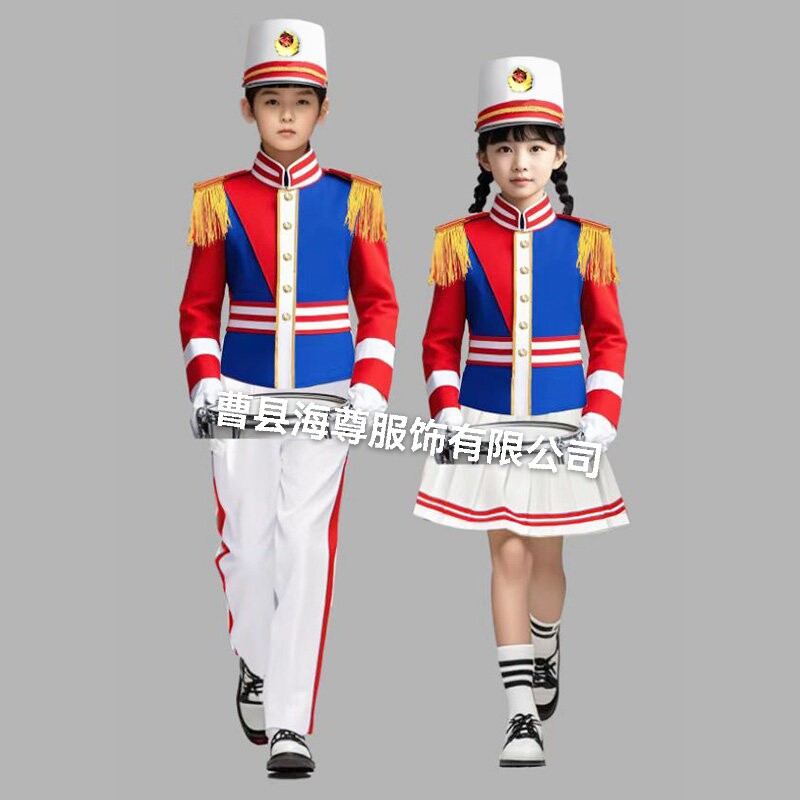 六一新款鼓号队服装中小学生鼓号服幼儿园仪仗队演出服管乐队表演