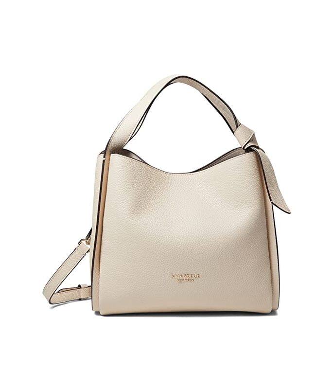 kate spade 凯特·丝蓓 knott pebbled leather medium crossbo