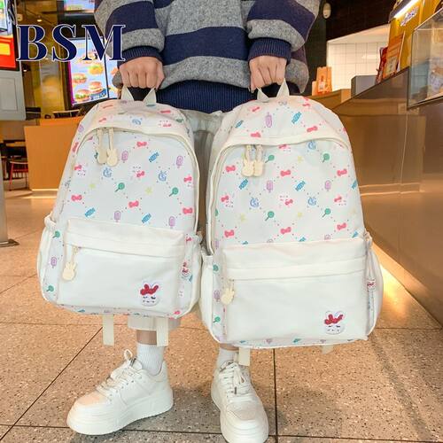 儿童书包宾舍曼儿童背包女孩旅游女童轻便研学双肩包潮小学生书包