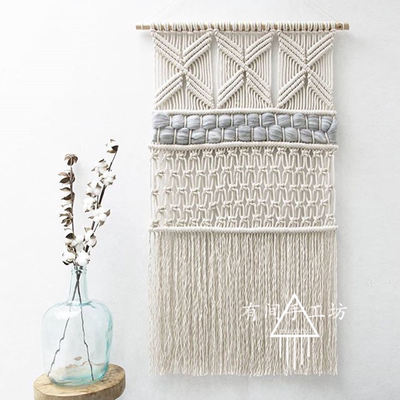 编织挂毯ins风民宿家居软装
