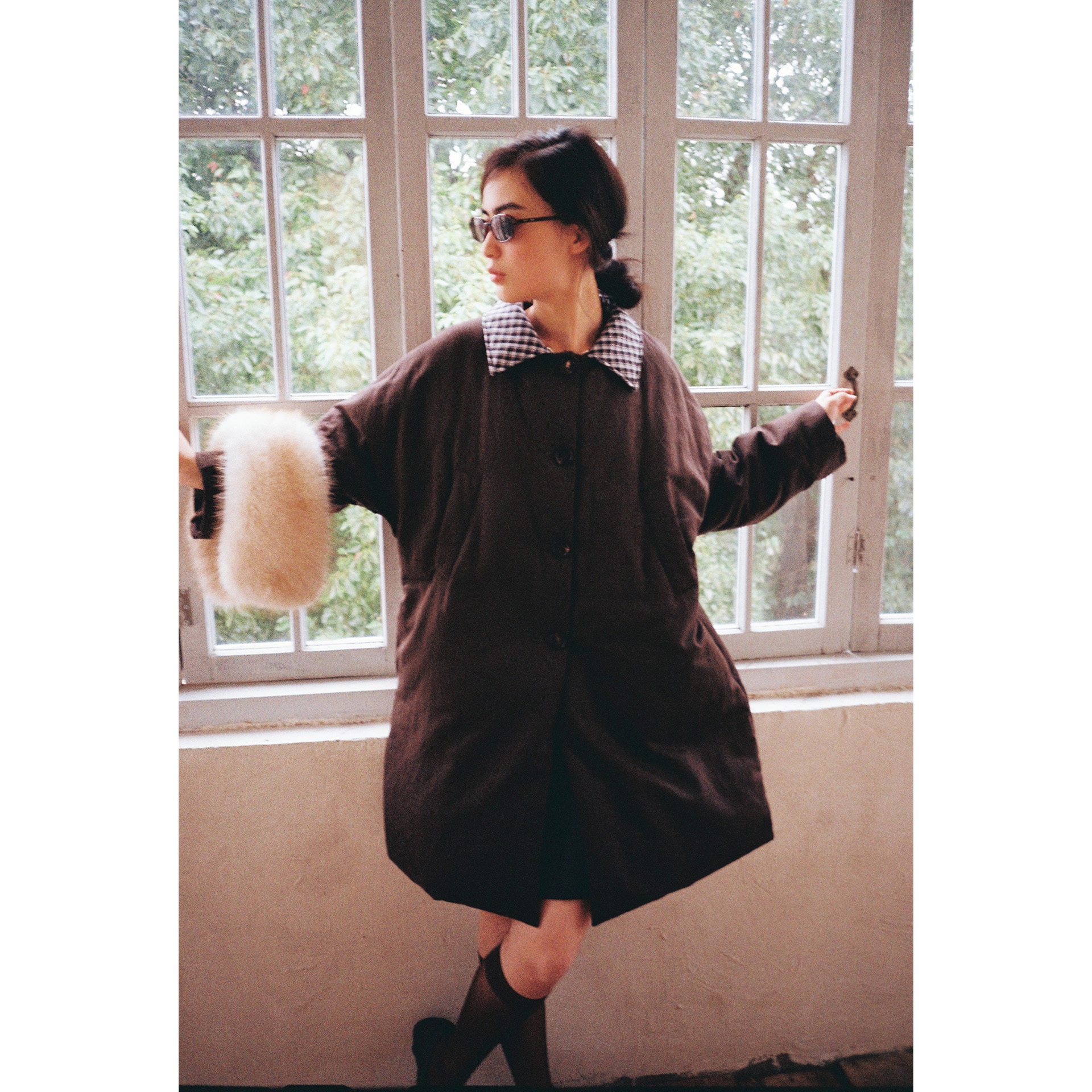 cheapartlabel落肩廓形羽绒服