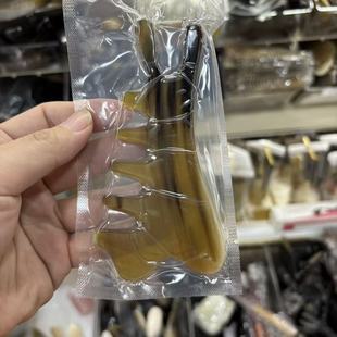 牛角按摩梳四合一头皮部经络梳子多功能脸面部提拉刮痧神器天然