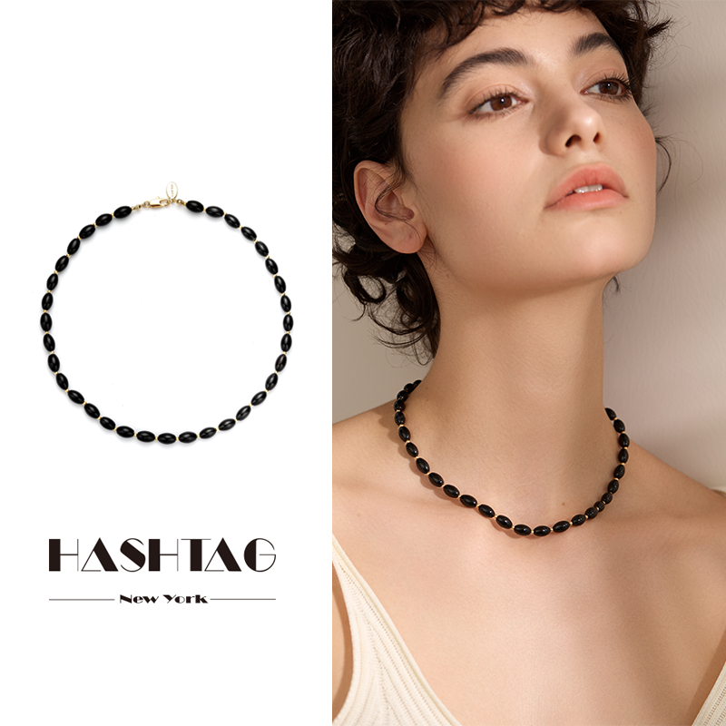 HASHTAG小众设计玛瑙串珠项链