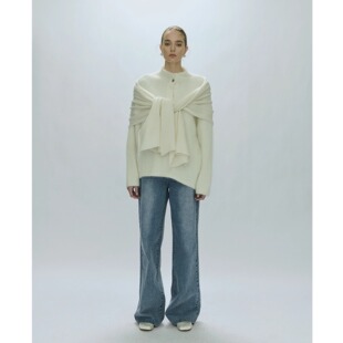 设计师品牌VIKTORIACHAN费尔达宽简约休闲牛仔裤直筒长裤