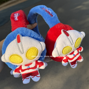 正版奥特曼儿童耳罩冬保暖加绒加厚耳套男女童防寒防风耳捂子耳包