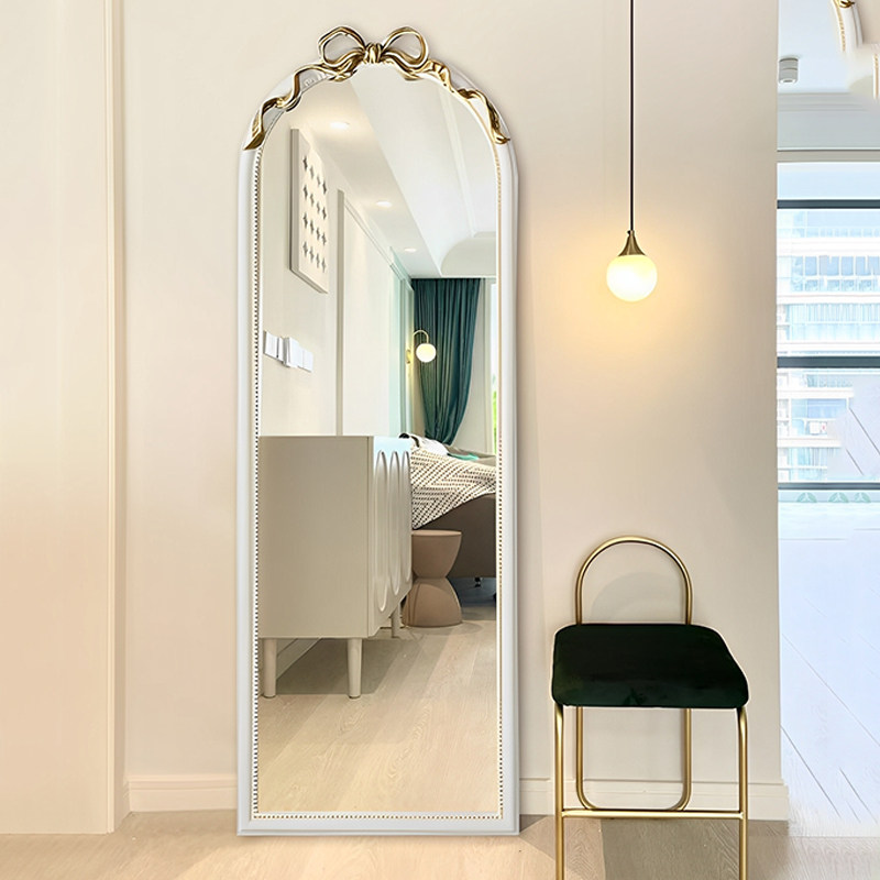 法式轻奢全身镜上墙家用卧室防爆壁挂试衣镜欧式雕花落地镜穿衣镜,住宅家具,穿衣镜,淘宝优惠券,粉丝福利购,淘宝优惠卷
