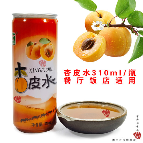 甘肃杏皮茶敦煌风味夏季解暑饮料杏皮水网红0脂饮品310ml原产地