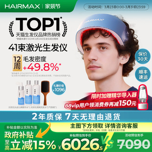 Hairmax82光束低能量红光生发仪生发带健发梳增发仪器生发帽头盔
