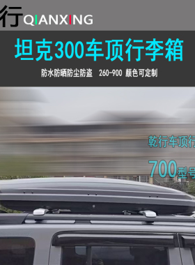 适用坦克300车顶行李箱500400车载行李架车顶架储物箱汽车旅行箱
