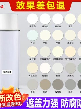 旧家具翻新修补自喷漆木门改色木器漆汽车白色灰色木器漆防锈油漆