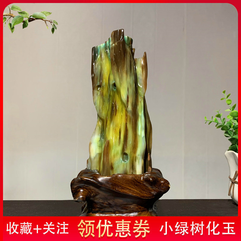 摆件天然缅甸天然送礼佳品木化石