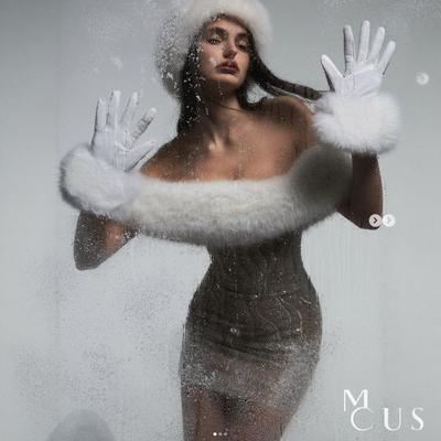 misscircle代购亮片迷你连衣裙