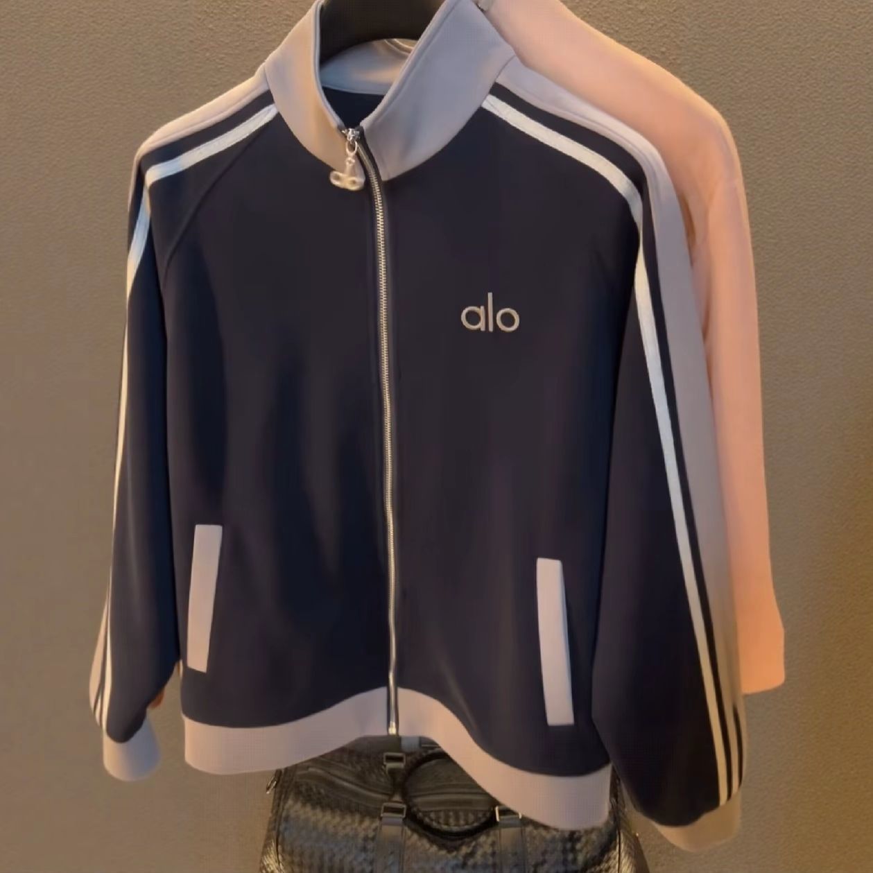 2025新款alo卫衣男装衣服男款运动外套痞帅潮牌韩版穿搭休闲上衣