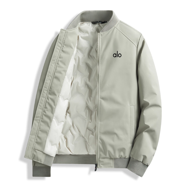 alo防寒外套2025冬季羽绒服男士休闲百搭痞帅加厚男装衣服x穿男款
