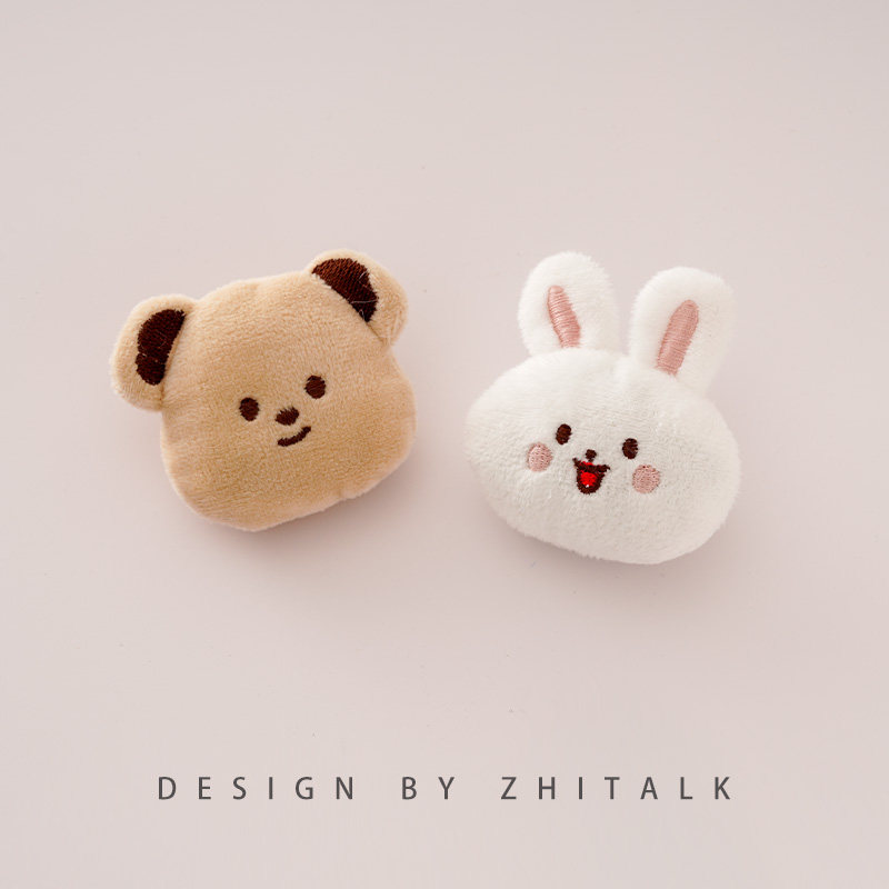 呆萌熊和欢乐兔毛绒胸针日系可爱学生书包装饰别针配饰别针,饰品/流行首饰/时尚饰品新,胸针,淘宝优惠券,粉丝福利购,淘宝优惠卷