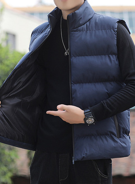 On Behalf Of Men's Cotton Clothing 2024 Spot Green Stand-up