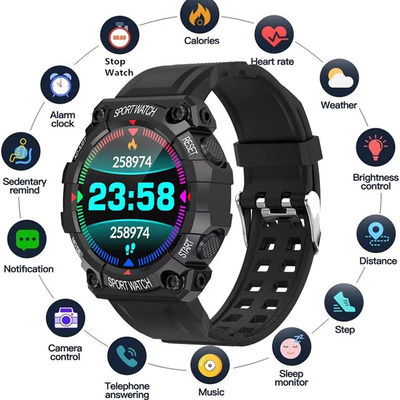 FD68S New Smart Watches Men Women Bluetooth Smartwatch Touch