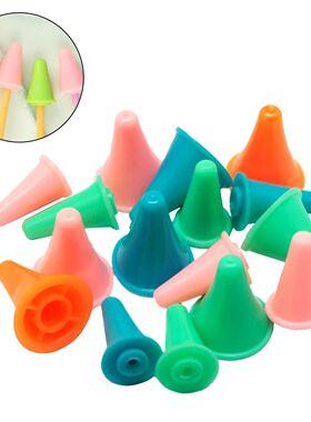 16 PCS Knitting Needles Point Protectors/Stoppers, Include 8