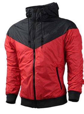 Large Size Men's Sports Windproof And Sunproof Windbreaker O