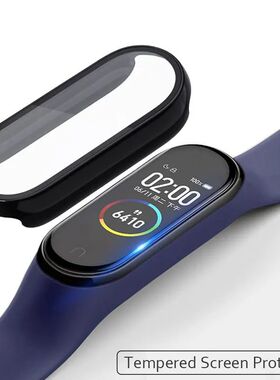 Tempered Glass Film For Xiaomi Mi Band 8 7 5 6 4 NFC Screen