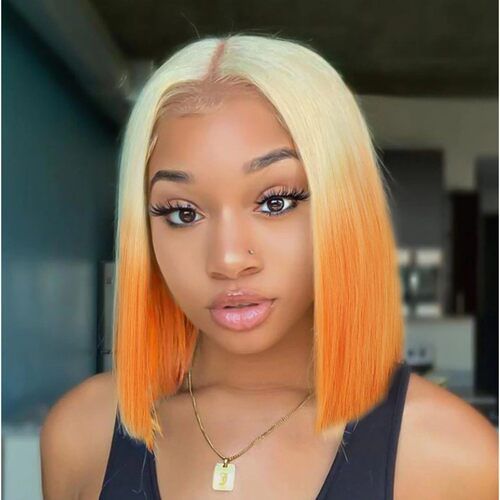 Bob Hair For Women With Short Straight Hair, Middle Parting