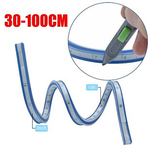 1PC Flexible Curve Ruler Drafting Drawing Tool Snake Shaped
