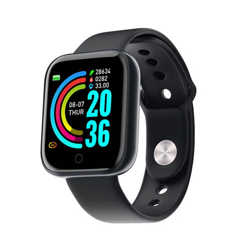 Y68 Smart Bracelet D20 Heart Rate Smart Bracelet Blood Press
