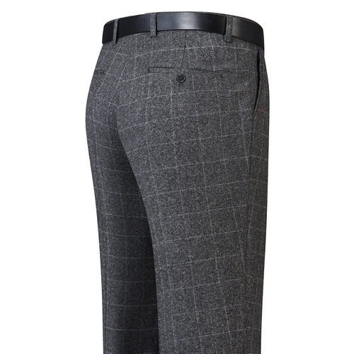 Perky Kangaroo Men's Suit Pants Business Casual Middle-aged