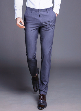 2024 Thin Sretch Trousers Men's Slim Fit Business Men's Kore