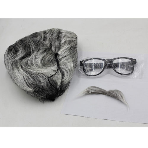 Manufacturer Ready Stock Silver Gray Diagonally Parted Short